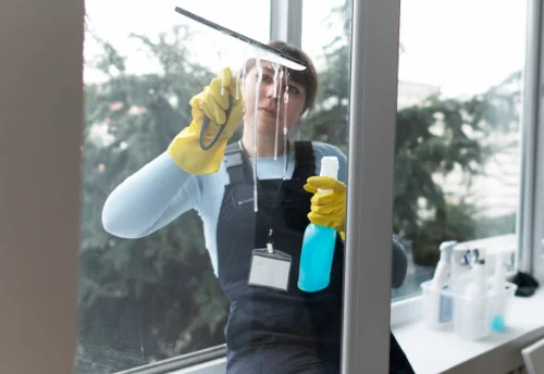 Nettoyage de vitres intérieures et extérieures à Courcoué